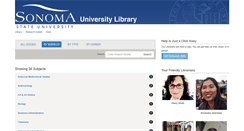 Desktop Screenshot of libguides.sonoma.edu